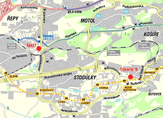 Přehledová mapka