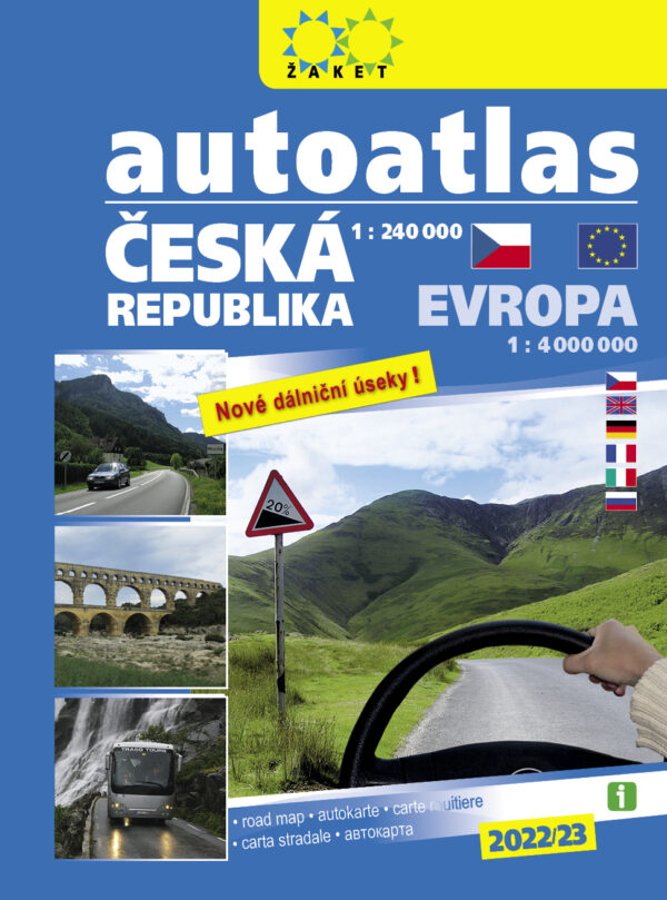 Autoatlas ČR + Evropa - 2022/23
