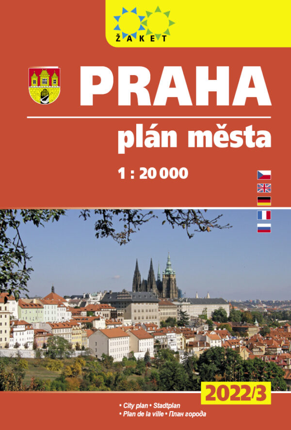 Praha knižní plán 1 : 20 000